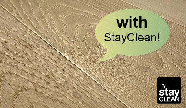 未採用表面潔凈技術的柏麗實木地板